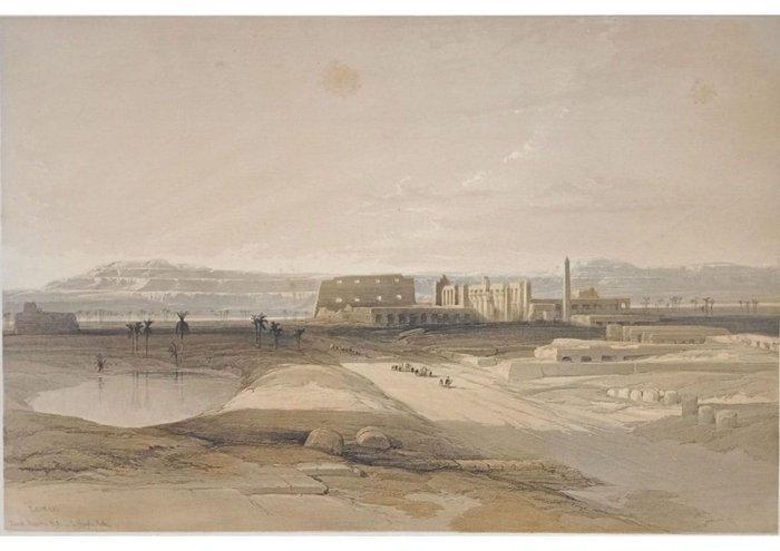 Egypt & Nubia - Karnak, Thebe, Boven-Egypte; David Roberts &, Boeken, Atlassen en Landkaarten
