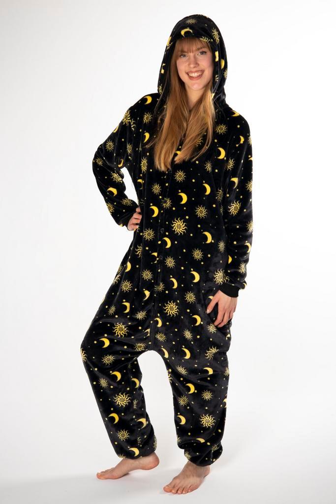 Onesie Maan Zon Sterren Pak 98-104 Sterrenpak Kostuum Zwart, Kinderen en Baby's, Carnavalskleding en Verkleedspullen, Nieuw, Ophalen of Verzenden