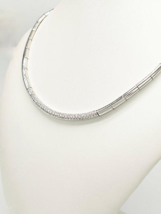 Leo Pizzo - Halsketting - 18 karaat Witgoud Diamant, Bijoux, Sacs & Beauté, Colliers