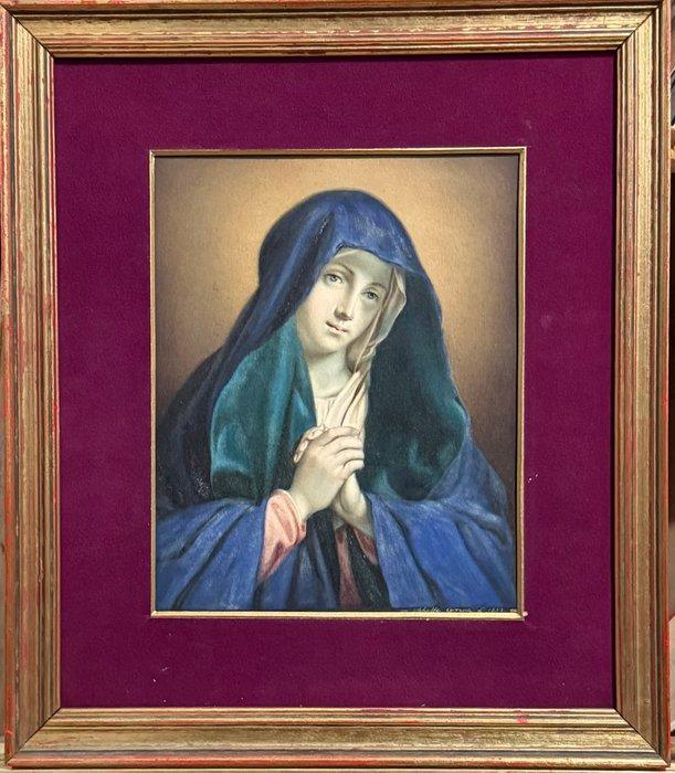 Scuola italiana (XIX), dal Sassoferrato - Madonna in, Antiek en Kunst, Kunst | Schilderijen | Klassiek