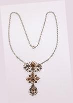 Ketting met hanger - 18 karaat Geel goud, Roségoud, Zilver