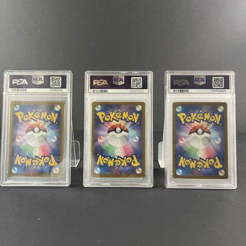 Pokémon Graded card - Lot of 3 Graded Japanese Pikachu Cards, Hobby en Vrije tijd, Verzamelkaartspellen | Pokémon