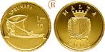 10 Lira 1,24 Gramm Feingoud Xprunara 2002 Malta: goud, Verzenden