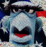 David Law (1967) - Crypto Muppets Show - Sam Eagle, Antiek en Kunst