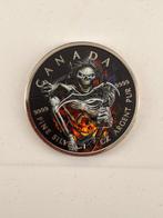 Canada. Silver Proof .999 1 oz -5 Dollars Grim Reaper Silver