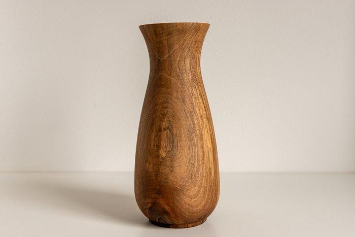 Edelhout - Edelhout - Vaas - Hout (walnoot), Antiek en Kunst, Kunst | Designobjecten