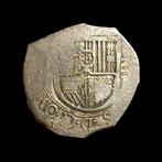 Spanje. Felipe II. 4 Reales (1598?). Sevilla B. Tipo OMNIVM.