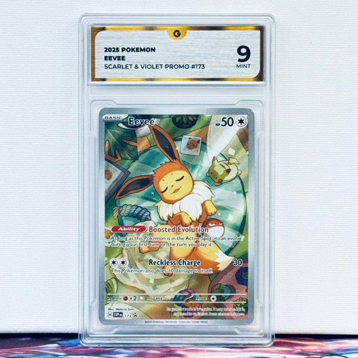 Pokémon Graded card - Eevee #173 - Pokémon - GG 9, Hobby en Vrije tijd, Verzamelkaartspellen | Pokémon
