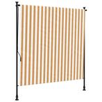 Buiten Zonwering | Retour Deal | Oranje/Wit | Staal, Verzenden, Nieuw, Minder dan 250 cm, 150 tot 300 cm