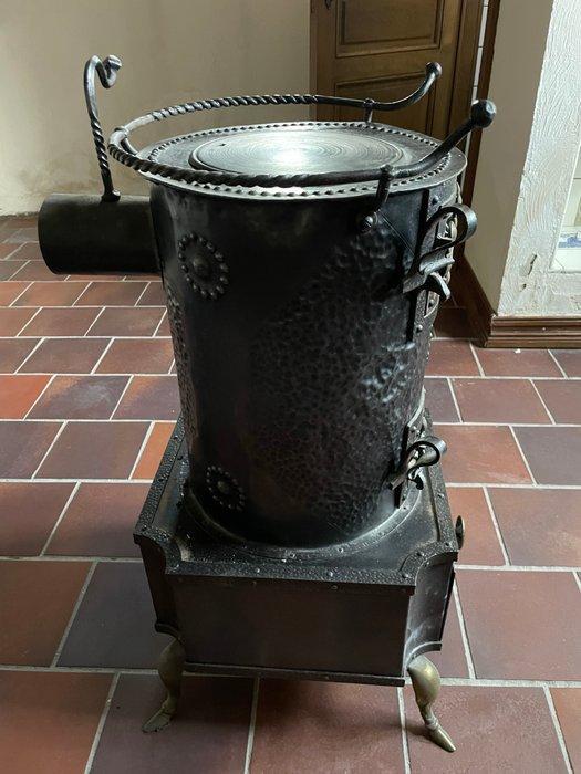 Kachel - IJzer - Sierkachel, Antiek en Kunst, Curiosa en Brocante