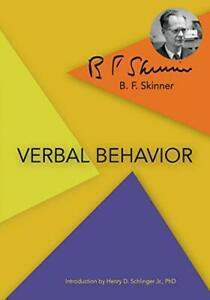 Verbal Behavior.by Skinner, F. New   ., Livres, Livres Autre, Envoi