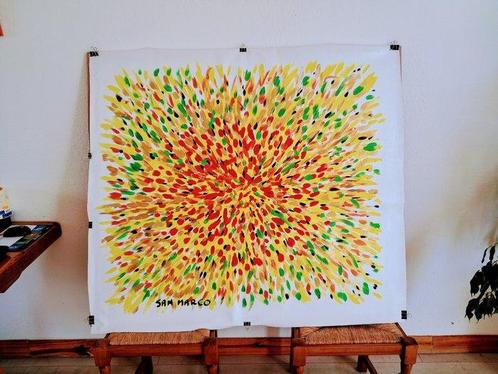 Enzo SAN MARCO (XX) - Combustion XL, Antiek en Kunst, Kunst | Schilderijen | Modern