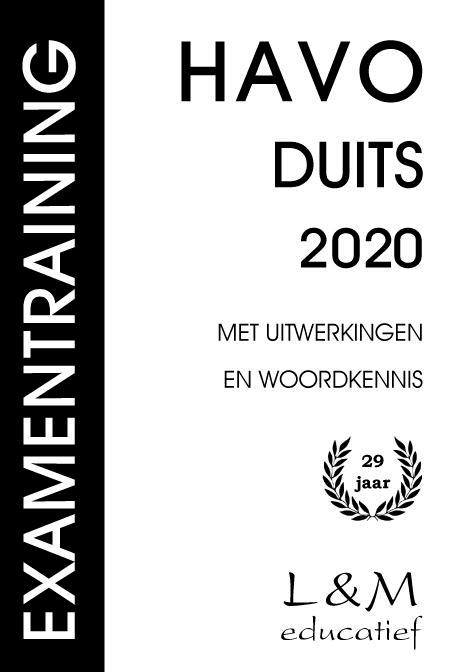 Examentraining Havo Duits 2020 9789054894155 M.T. Janssens, Boeken, Schoolboeken, Gelezen, Verzenden