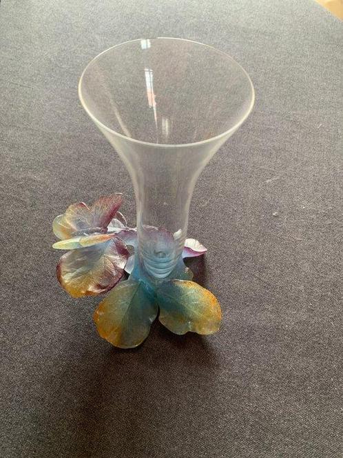 Daum - Vase - Soliflore Papillon - Cristal, Antiek en Kunst, Antiek | Glaswerk en Kristal