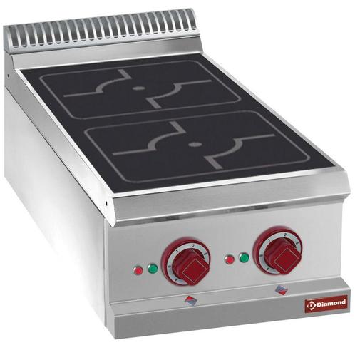 D-E7/2ID4T Cuisinière électrique, 2 foyers à induction -Top-, Articles professionnels, Horeca | Équipement de cuisine, Cuisinière, Friteuse et Grils