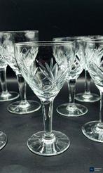 Verreries Doyen - Verre à vin (8) - semi-kristal - 4 vin, Antiek en Kunst