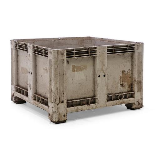Gebruikte palletbox b-kwaliteit, met schade, Doe-het-zelf en Bouw, Kratten en Dozen, Gebruikt, Ophalen of Verzenden
