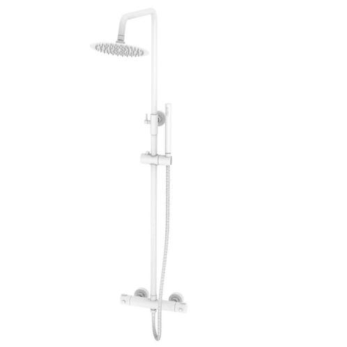 Best-Design White Thermostatische Regendouche-Opbouwset, Doe-het-zelf en Bouw, Sanitair, Kraan, Nieuw, Ophalen of Verzenden