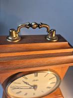 Horloge de table - Jeka - Bois, Laiton, Verre - 1970-1980