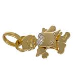 Pomellato - Hanger - 18 karaat Geel goud, Witgoud - 0.06ct., Handtassen en Accessoires, Antieke sieraden