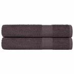 vidaXL Saunahanddoeken 2 st 80x200 cm 360 g/m² 100% katoen, Huis en Inrichting, Verzenden, Nieuw