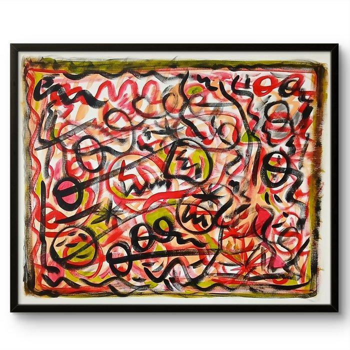 Sergio Romero - Abstracción Energética 110-XL, Antiek en Kunst, Kunst | Schilderijen | Modern
