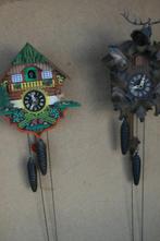 Horloge  (2) -   Bois - 1960-1970 - 2x horloge à coucou, Antiquités & Art