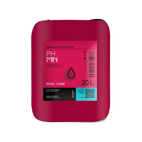 Pool-care pH Min vloeibaar (zwavelzuur 15%) wegwerpbidon 20, Tuin en Terras, Zwembad-toebehoren, Nieuw