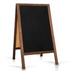 Krijtstoepbord | CLASSIC | Hout | Bruin | 510x450x850(h)mm, Verzenden, Nieuw in verpakking
