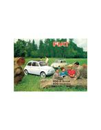1964 FIAT 500 D SUNROOF & GIARDINIERA BROCHURE NEDERLANDS, Nieuw