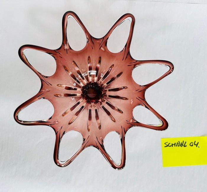 Egermann - Schaal - Organic Freeform Crystal Bowl - Kristal, Antiek en Kunst, Antiek | Glaswerk en Kristal