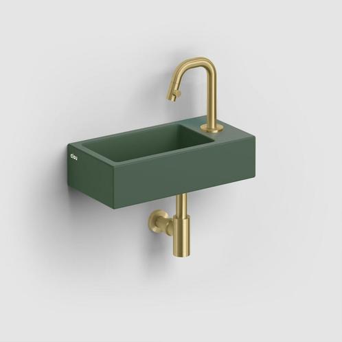 Fonteinkraan Clou Kaldur Met Korte Uitloop Rechts Goud, Doe-het-zelf en Bouw, Sanitair, Kraan, Nieuw, Ophalen of Verzenden