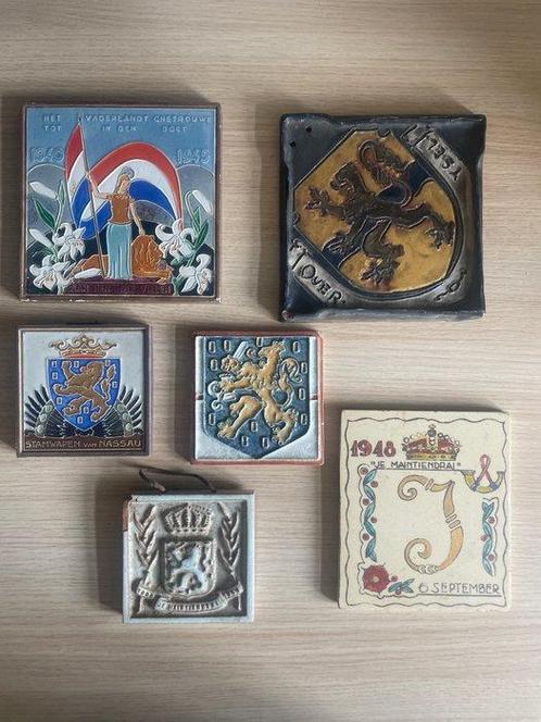 Carreau (6) - De Porceleyne Fles / Westraven Utrecht /, Antiek en Kunst, Antiek | Glaswerk en Kristal