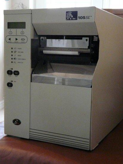 Zebra 105SL Thermal Transfer Label Printer - 300Dpi Network, Computers en Software, Printers, Thermo-printer, Gebruikt, Printer