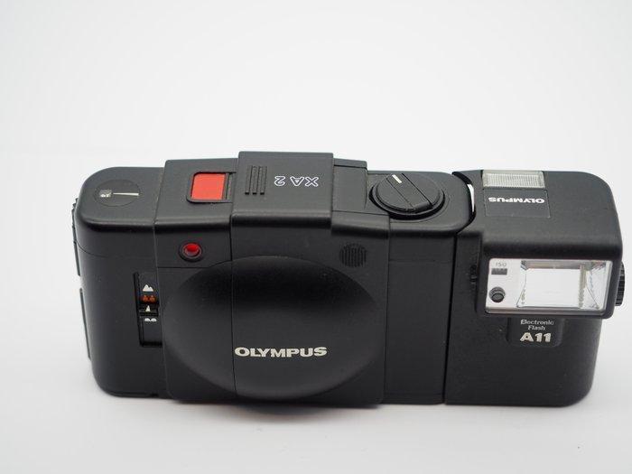 Olympus XA 2 met A11 flitser | Analoge compactcamera, Audio, Tv en Foto, Fotocamera's Analoog
