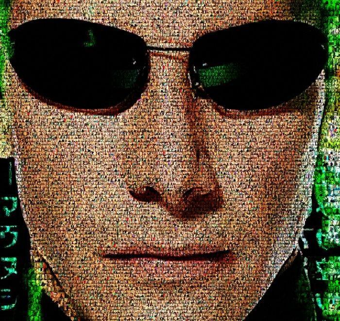David Law - Crypto Keanu Reeves III - The Matrix - Format XL, Antiek en Kunst, Kunst | Designobjecten