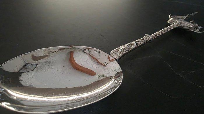 Lepel - .833 zilver - Grote Lepel van Apparat, Antiquités & Art, Antiquités | Argent & Or