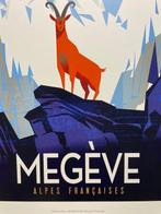 Monsieur Z - Affiche de Tourisme Megève - Le Bouquetin