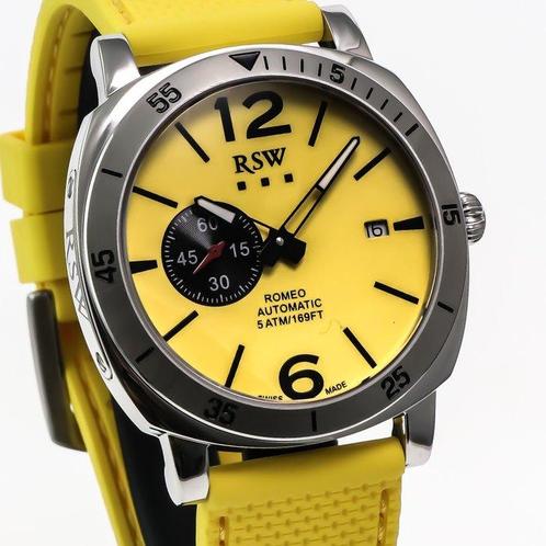 RSW - Automatic Swiss Watch - ROMEO - RSWA154-SX-14 - Sans, Handtassen en Accessoires, Horloges | Heren