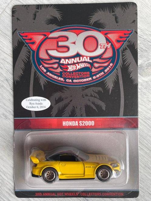 Hot Wheels 1:64 - Model sportwagen - Honda S2000 RLC 30th, Hobby en Vrije tijd, Modelauto's | 1:5 tot 1:12