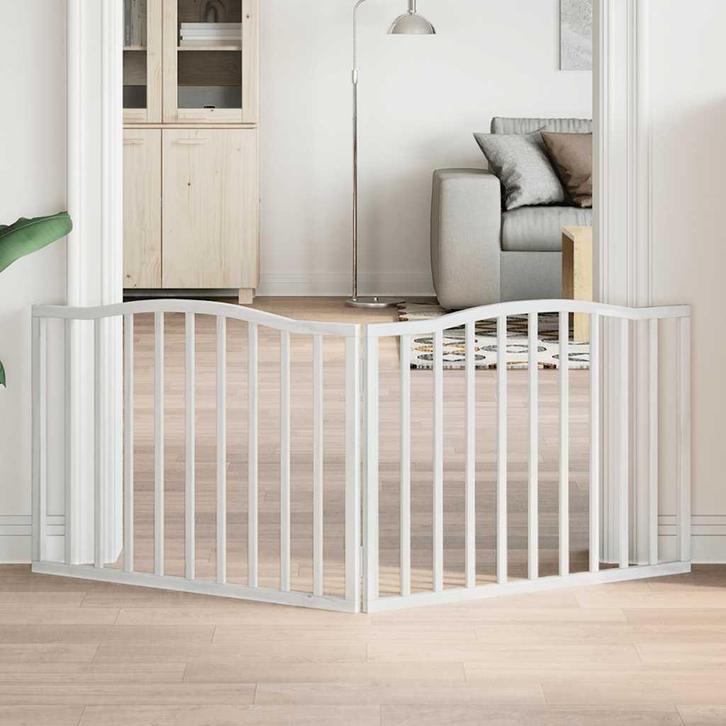 vidaXL Hondenhek inklapbaar 2 panelen 160 cm populierenhout, Dieren en Toebehoren, Hondenbenches, Nieuw, Verzenden