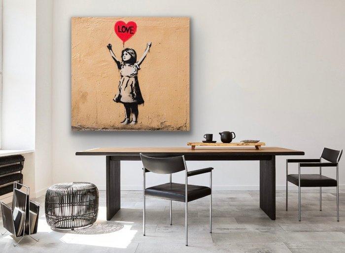 EMIR BERCUTTE - STREET ART LOVE 11 - Toile L, Antiquités & Art, Art | Objets design