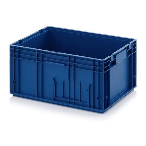 Stapelbak 400x300x280 euronorm blauw gebruikt A-Grade, Bricolage & Construction, Casiers & Boîtes, Enlèvement ou Envoi