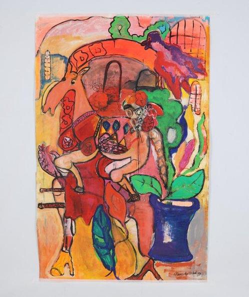 Eleonora Stol (1946-2022) - Masked Ball, Antiek en Kunst, Kunst | Schilderijen | Modern