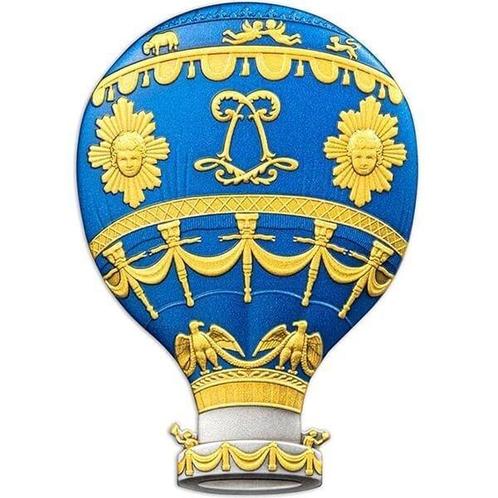 Burundi. 25 Francs 2023 Hot Air Balloon 2 oz Antique Finish, Postzegels en Munten, Munten | Europa | Niet-Euromunten
