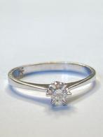 Zonder minimumprijs - Ring - 18 karaat Witgoud Diamant, Handtassen en Accessoires, Ringen, Nieuw