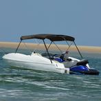 vidaXL Biminitop 3 bogen 183x140x137 cm zwart, Watersport en Boten, Verzenden, Nieuw