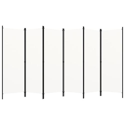 Ruimteverdeler Kamerscherm Wit 300cm | Retour Deal | Priv..., Huis en Inrichting, Woonaccessoires | Kamerschermen, Nieuw, Verzenden