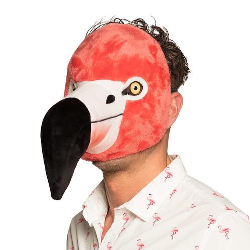Gezichtsmasker Flamingo, Hobby en Vrije tijd, Feestartikelen, Nieuw, Verzenden