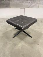 Tabouret - Cuir, Métal - Design danois vintage, Antiek en Kunst